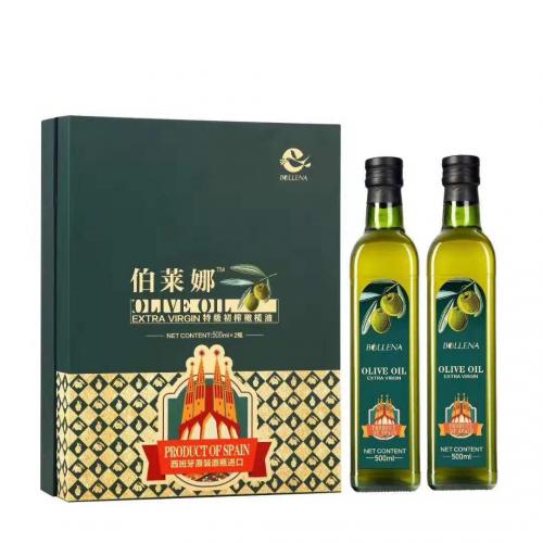 西班牙进口橄榄油礼盒500ml*2瓶
